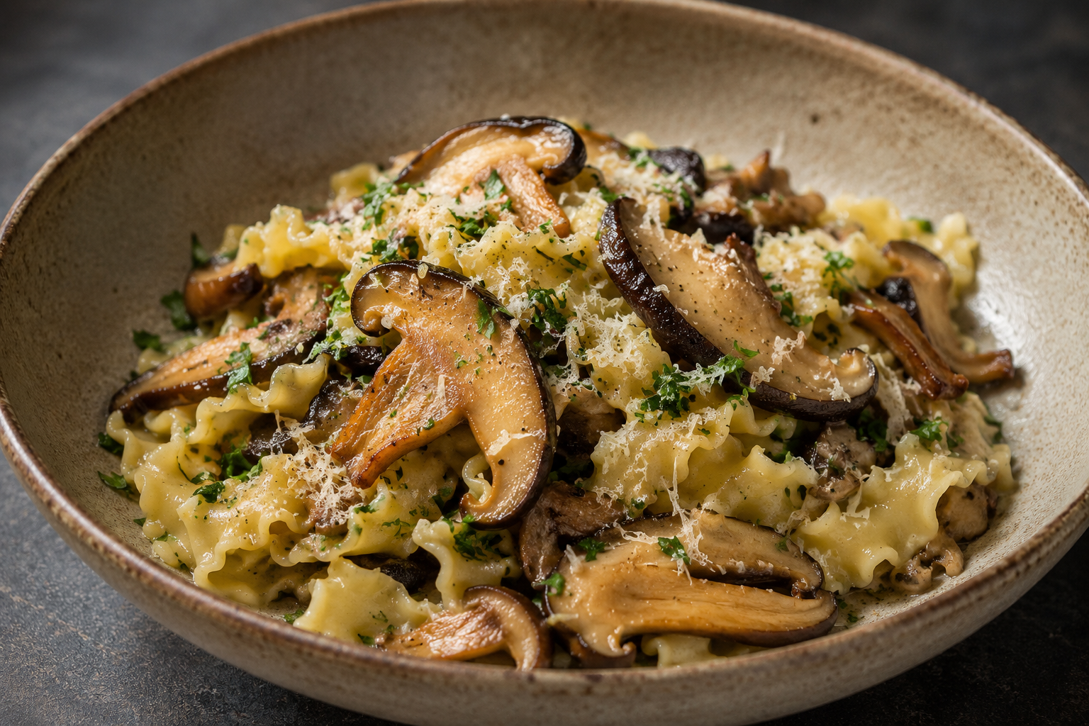 Shiitake Mafaldine